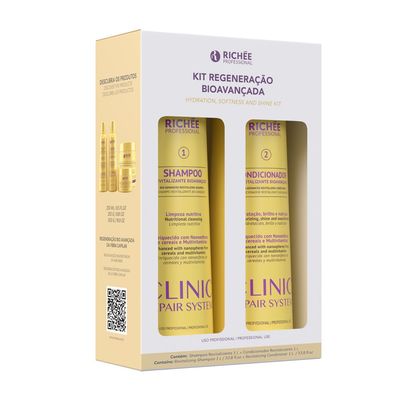 Imagen 2 del producto Kit Clinic Repair Shampoo 1 L+ Acondicionador 1 L Richee Professional