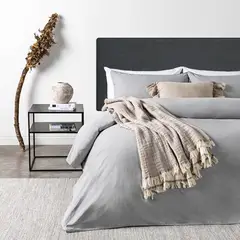 CANNON - Respaldo Cama 2 Plazas Mural Wall Marengo