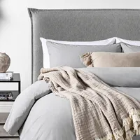 Respaldo Cama Súper King Pestaña Orleans Gris