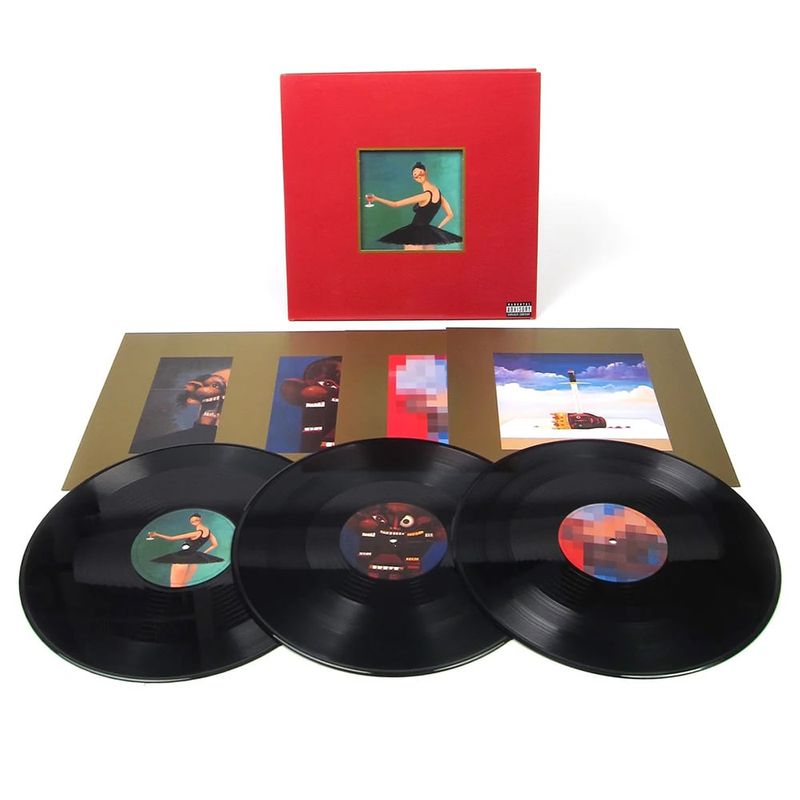GENERICO - Kanye West -My Beautiful Dark Twisted Fantasy- Vinilo Triple