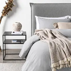 CANNON - Respaldo Cama 1.0 Plaza Pestaña Orleans Gris