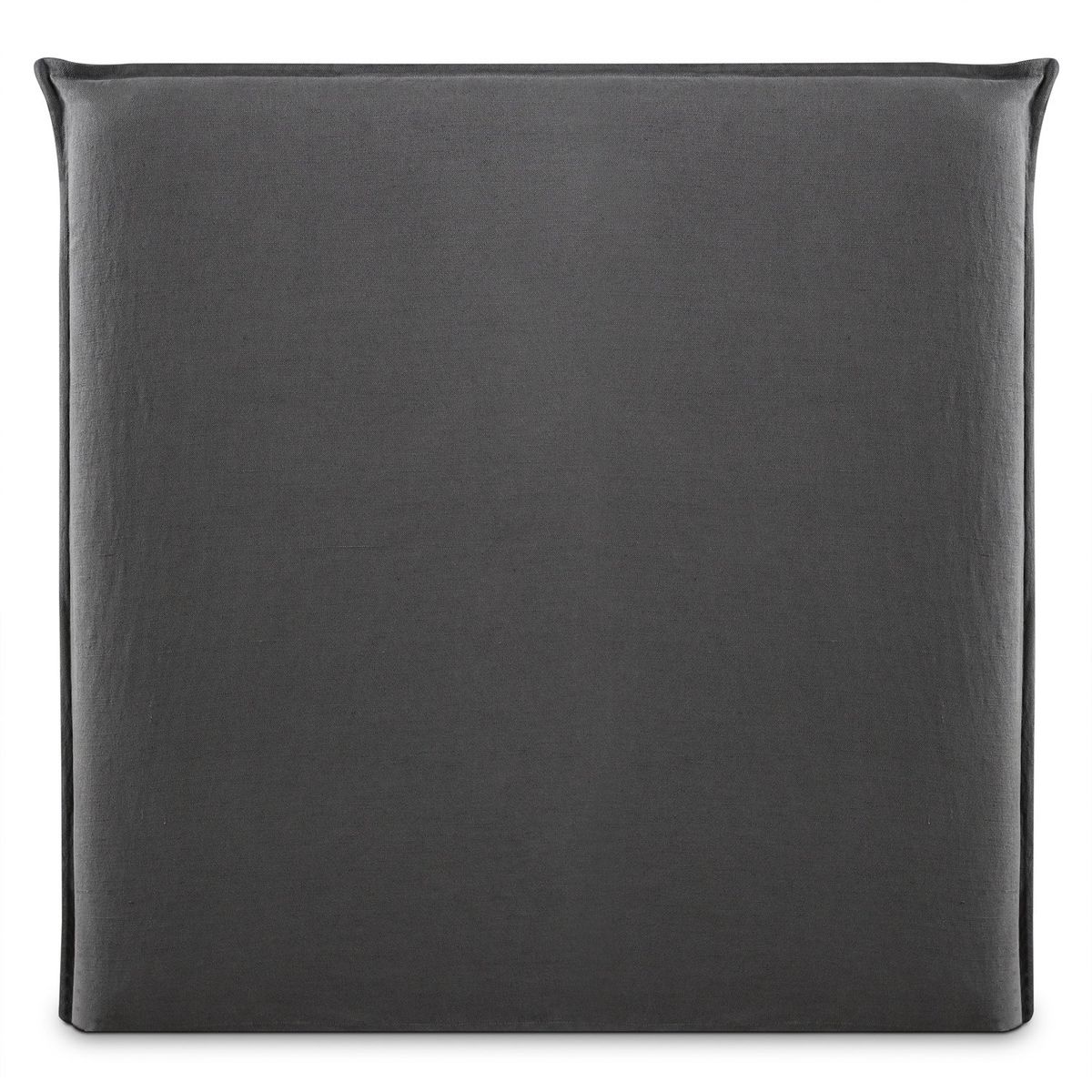 CANNON - Respaldo Cama 1.5 Plazas Pestaña Lino Gris