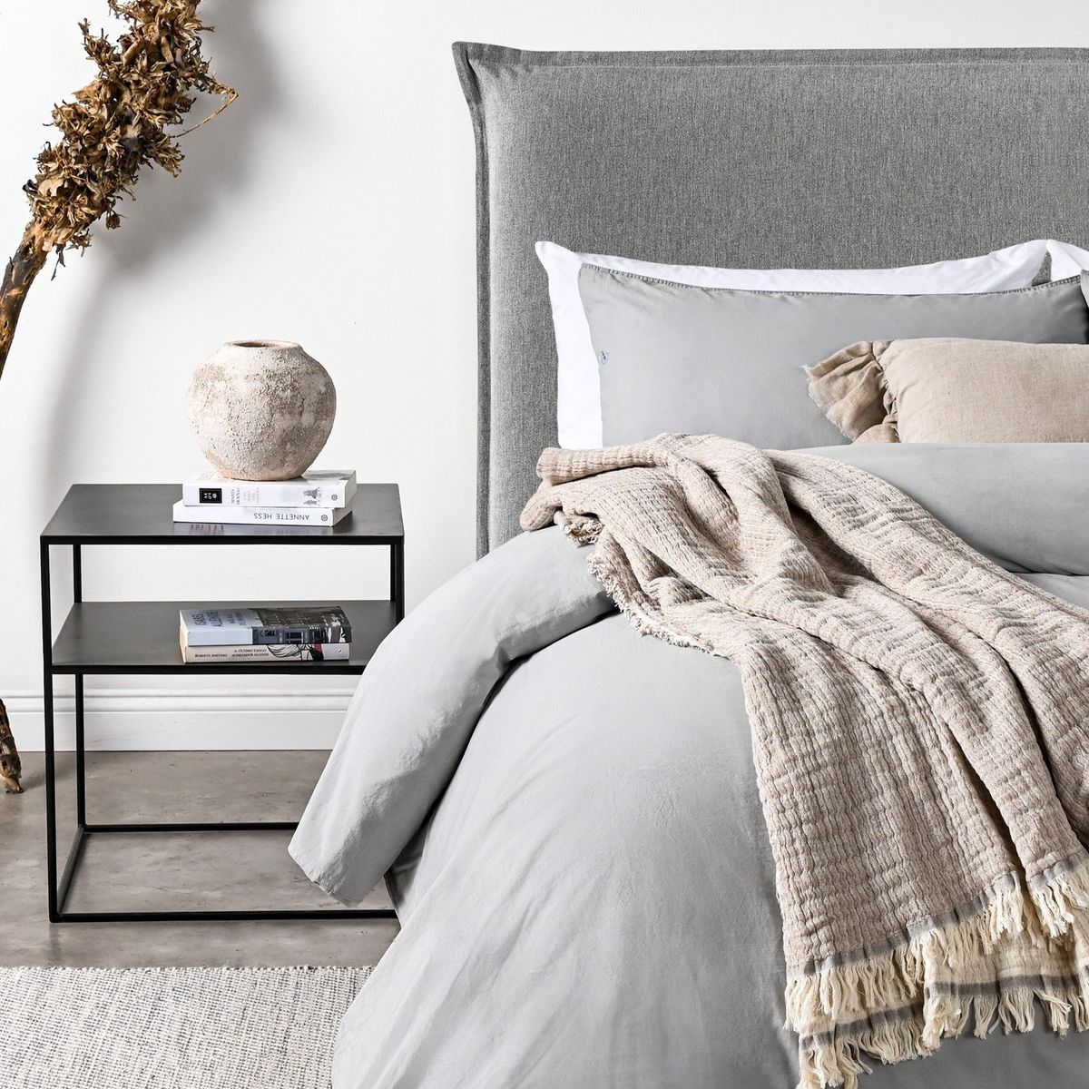 CANNON - Respaldo Cama 1.5 Plazas Pestaña Orleans