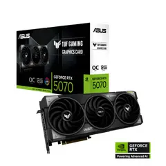 ASUS - Tarjeta de video - TUF Gaming GeForce RTX 5070 12GB GDDR7 OC