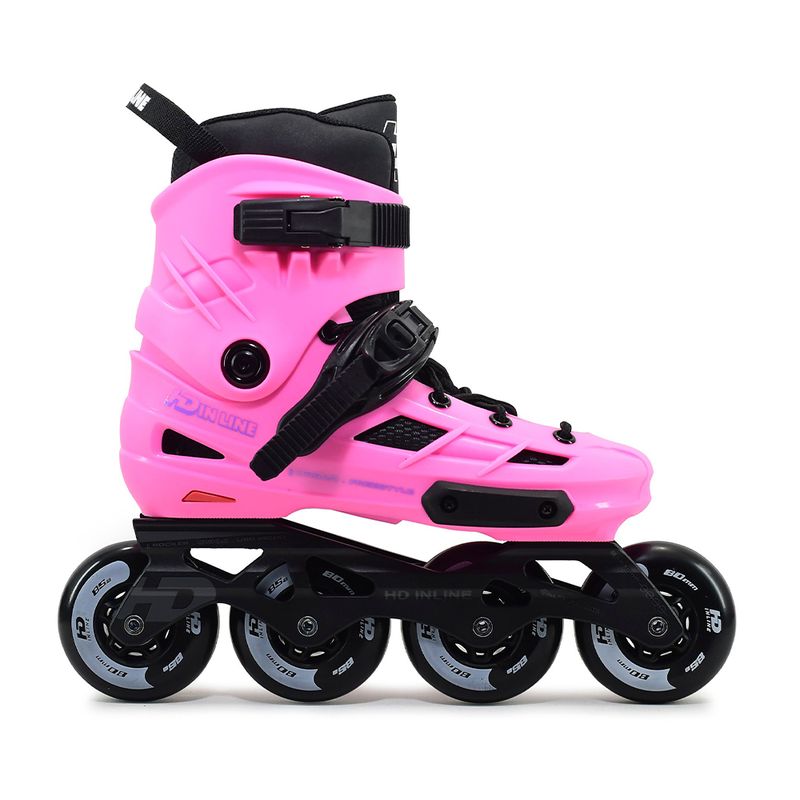 GENERICO - Patines Freeskate HD Skull Pink Talla: 39