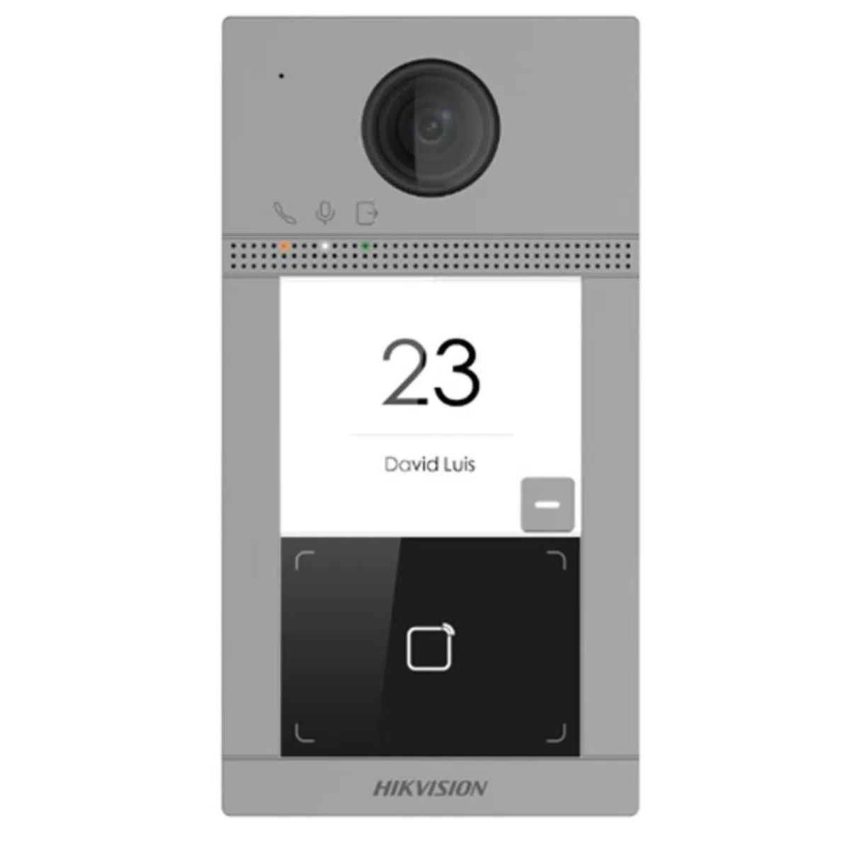 HIKVISION - VideoPortero IP Hikvision 1 botón Wi-Fi Ethernet HD 2MP PoE