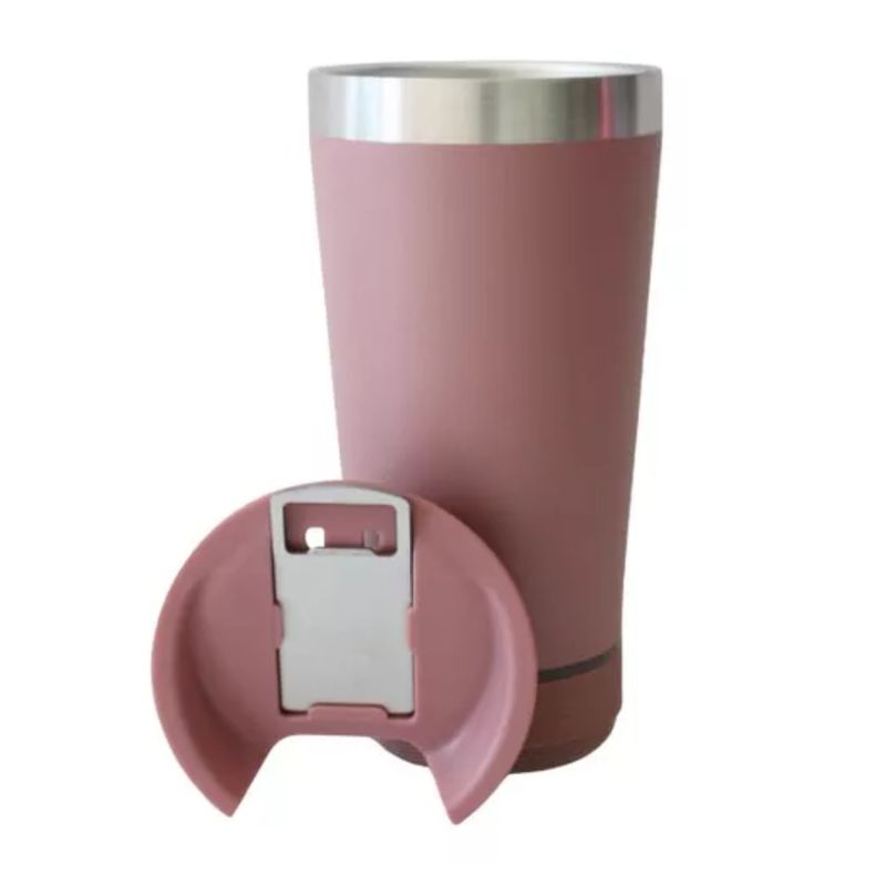 GENERICO - VASO TERMICO CON PARLANTE ROSA