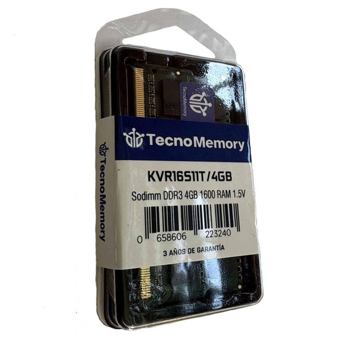 GENERICO - TecnoMemory Sodimm DDR3L 4GB 1600 1,35V KVR16LS11T/4GB