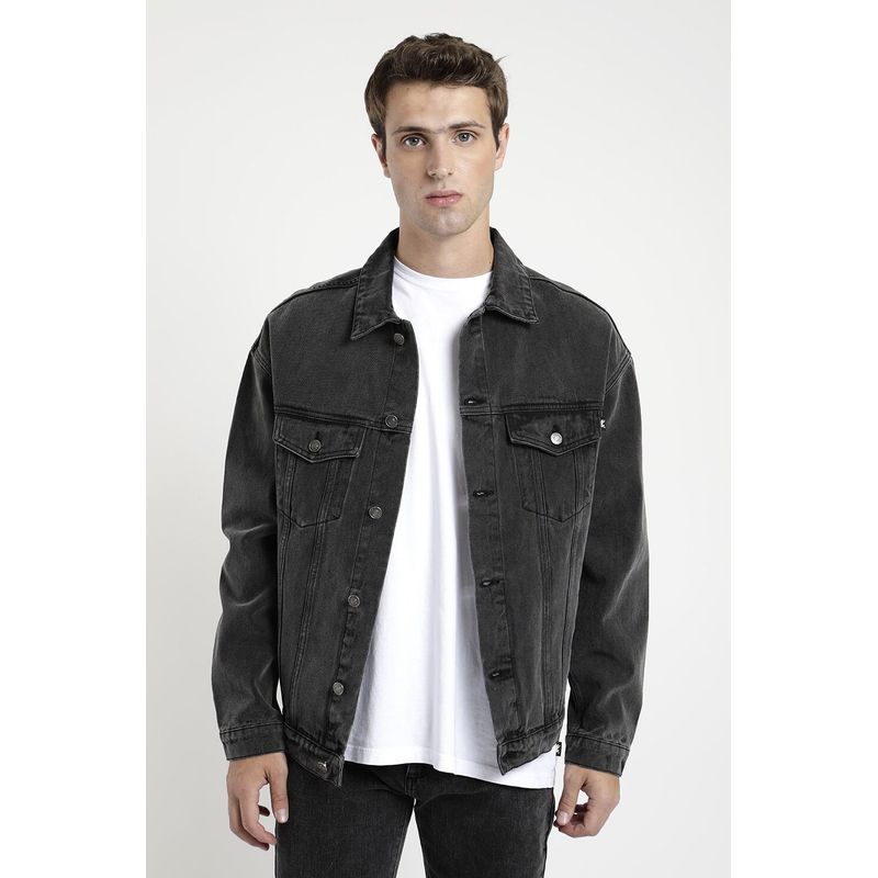 FROENS - Chaqueta Hombre Jeans Grafito Froens