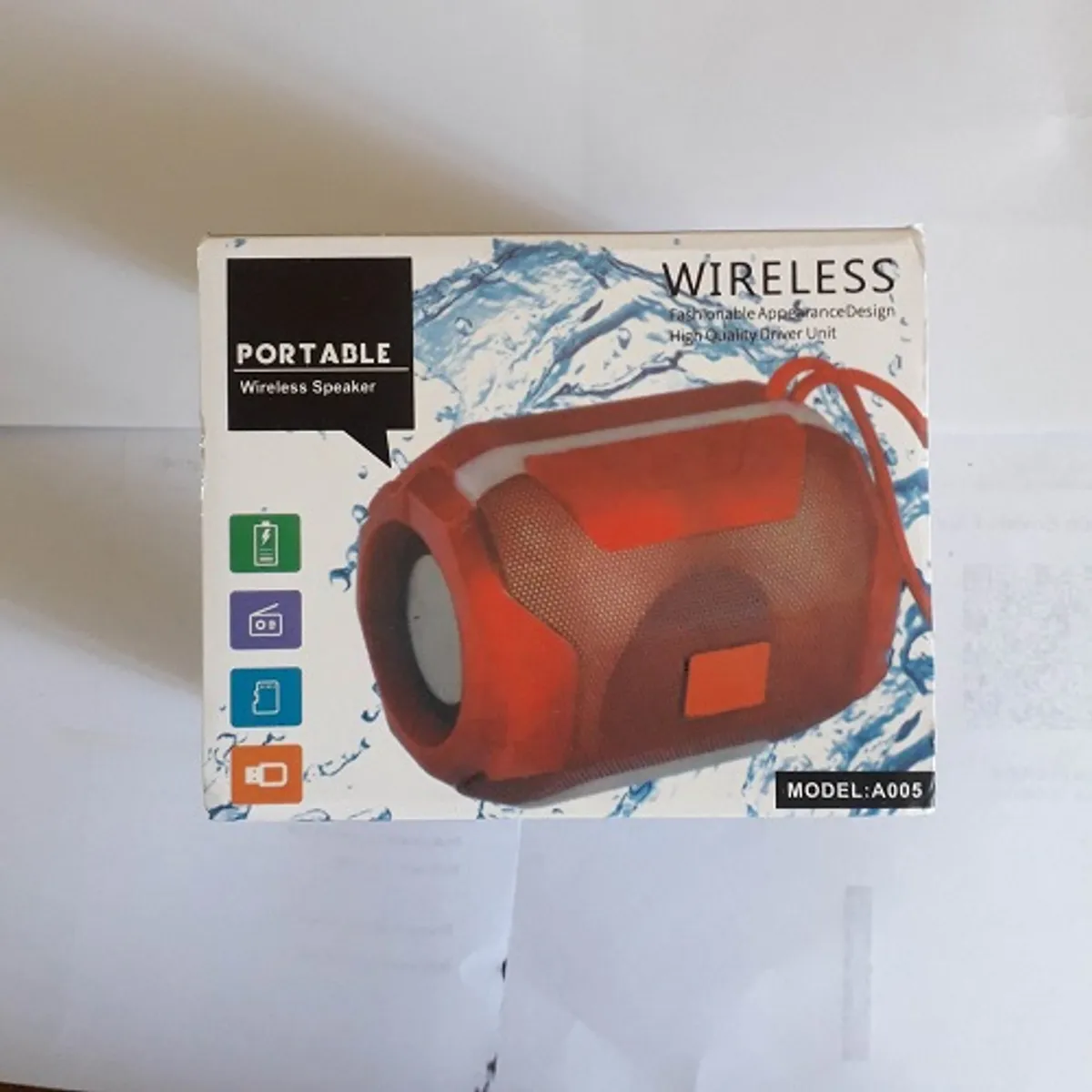 GENERICO - Parlante Bocina Altavoz Bluetooth Radio FM Tarjeta SD