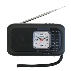 GENERICO - Radio Bolsillo Portátil Reloj USB TF