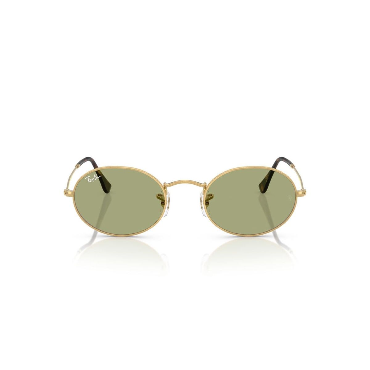 RAY BAN - Anteojos De Sol Ray-Ban RB3547 Oval Dorado Unisex