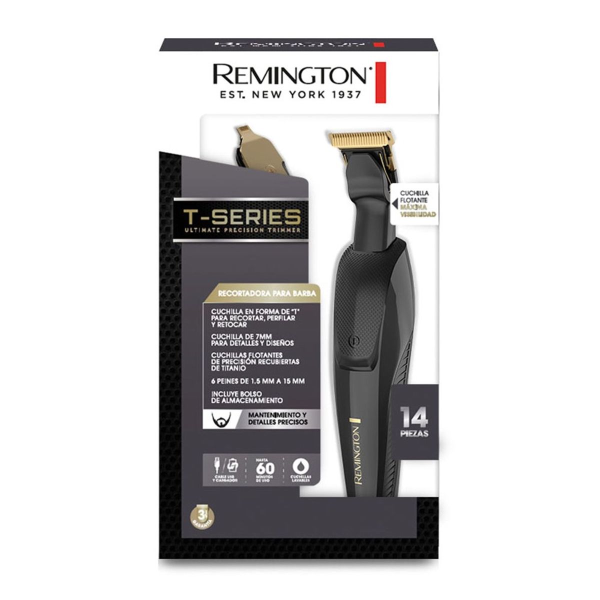 REMINGTON - Recortadora Barba Remington T-Series MB20A