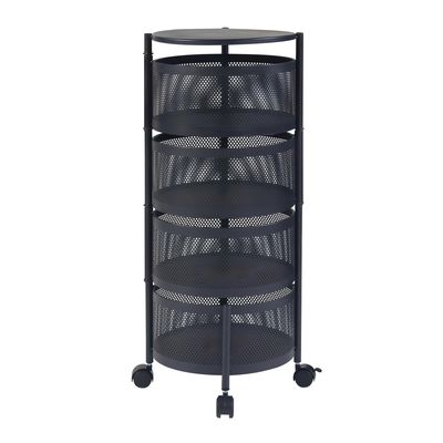 Imagen 2 del producto Carro Organizador 4 Canastos Pivotantes Redondos