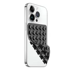 GENERICO - Soporte Pulpito Ventosa Para Celular iPhone Negro