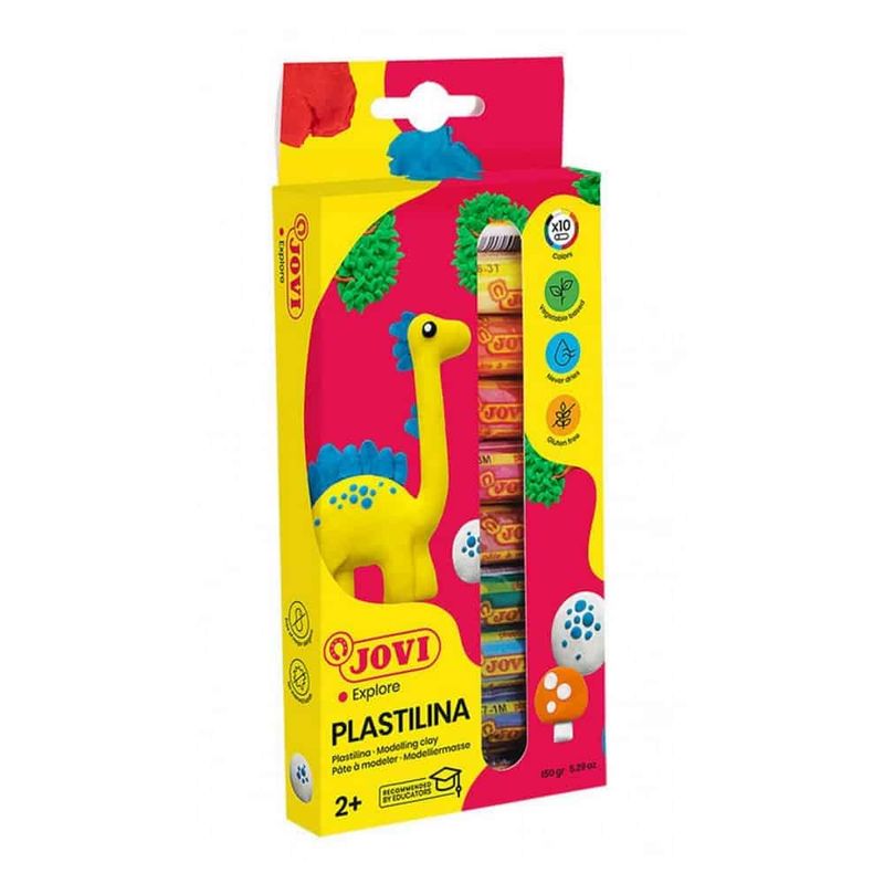 JOVI - Set de 10 Barras de Plastilina 15g Colores Jovi