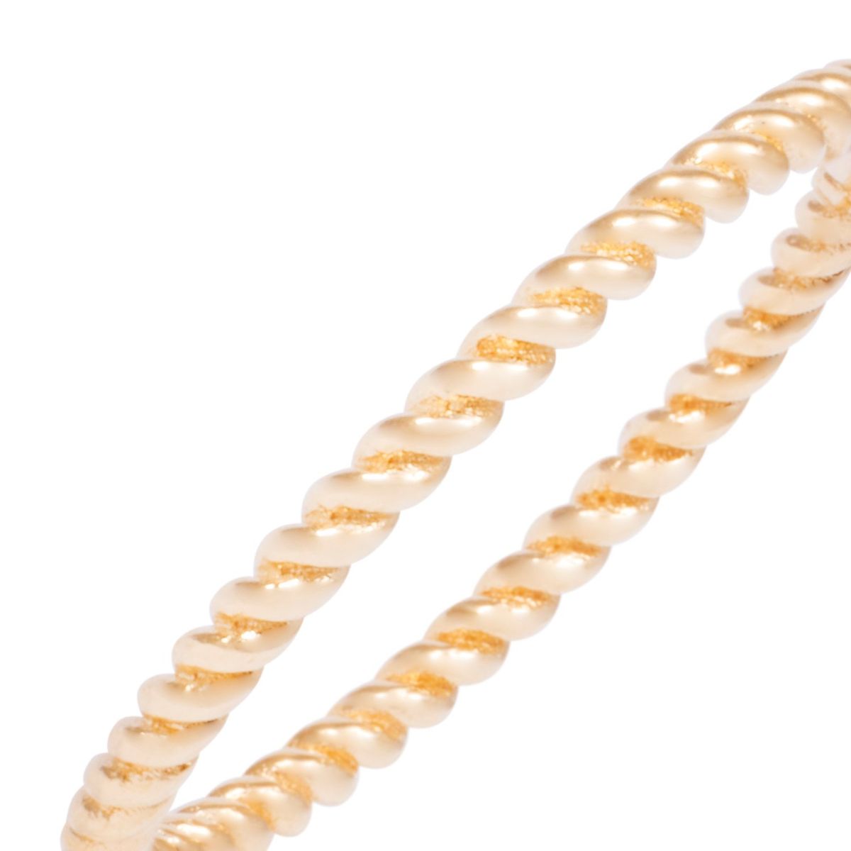 JB JOYAS BARON - Anillo Oro Amarillo 18kt Trenzado Clásico