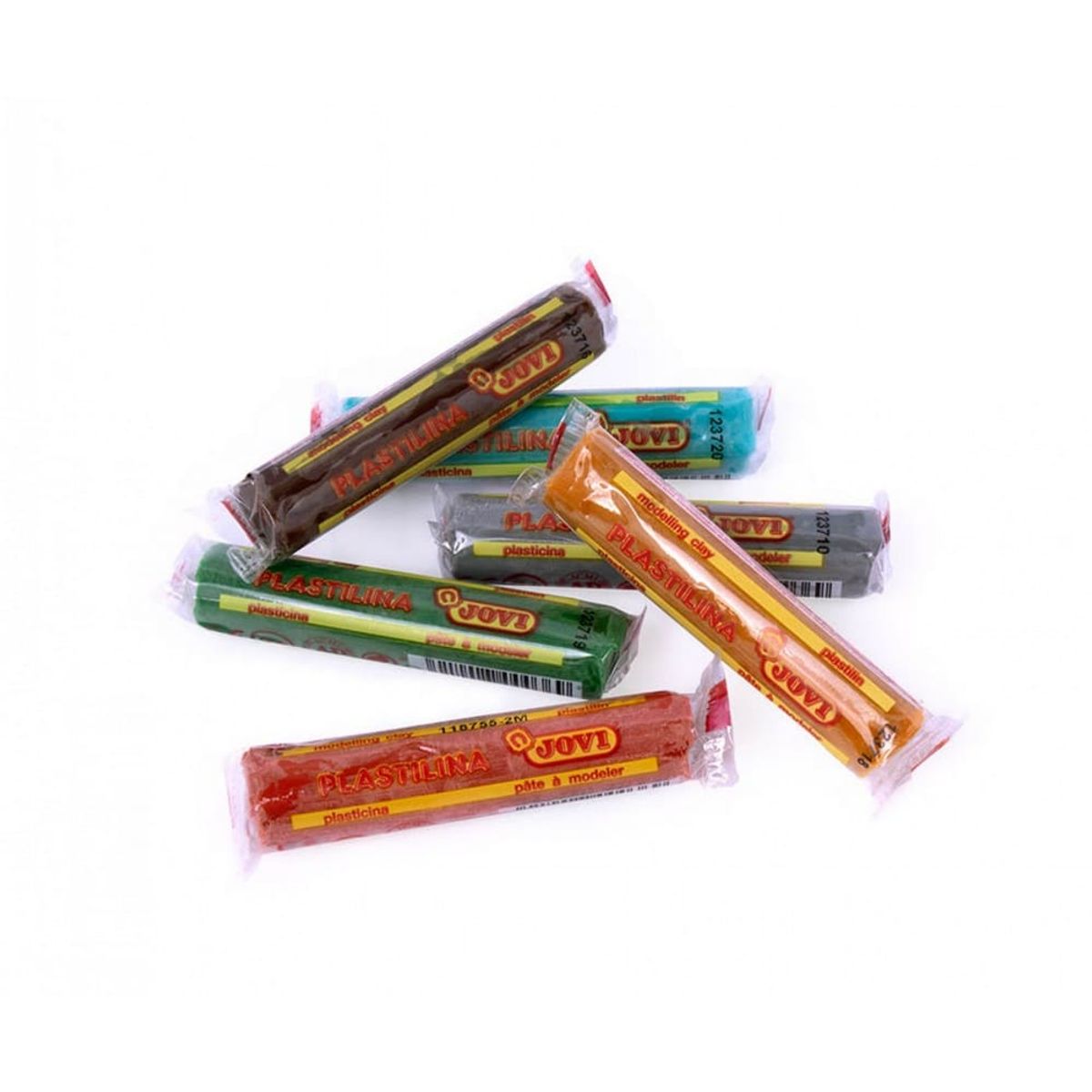 JOVI - Set de 6 Barras de Plastilina 15g Colores Naturaleza Jovi