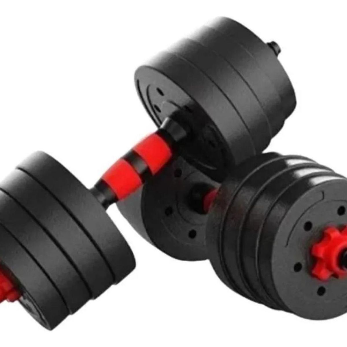 IMPORTCLICK - Set Mancuernas Pesas 20 KG Fitness Ajustables - Negro