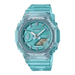 CASIO - Reloj GMA-S2100SK-2ADR celeste mujer