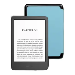 KINDLE - Amazon Paperwhite 7" e-Reader (2024) 16 GB con Funda Premium celeste