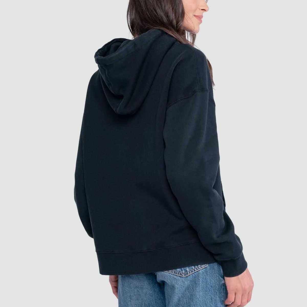 KAYA UNITE - Polerón Hoodie Mujer Farmer - Negro