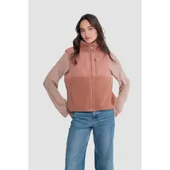 KAYA UNITE - Chaqueta Sin Mangas Vest Mujer Solid - Terracota