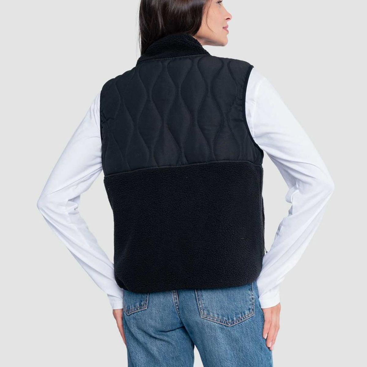 KAYA UNITE - Chaqueta Sin Mangas Vest Mujer Solid - Negro