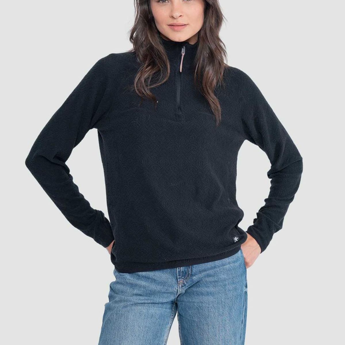 KAYA UNITE - Micropolar Cipress Mujer - Negro