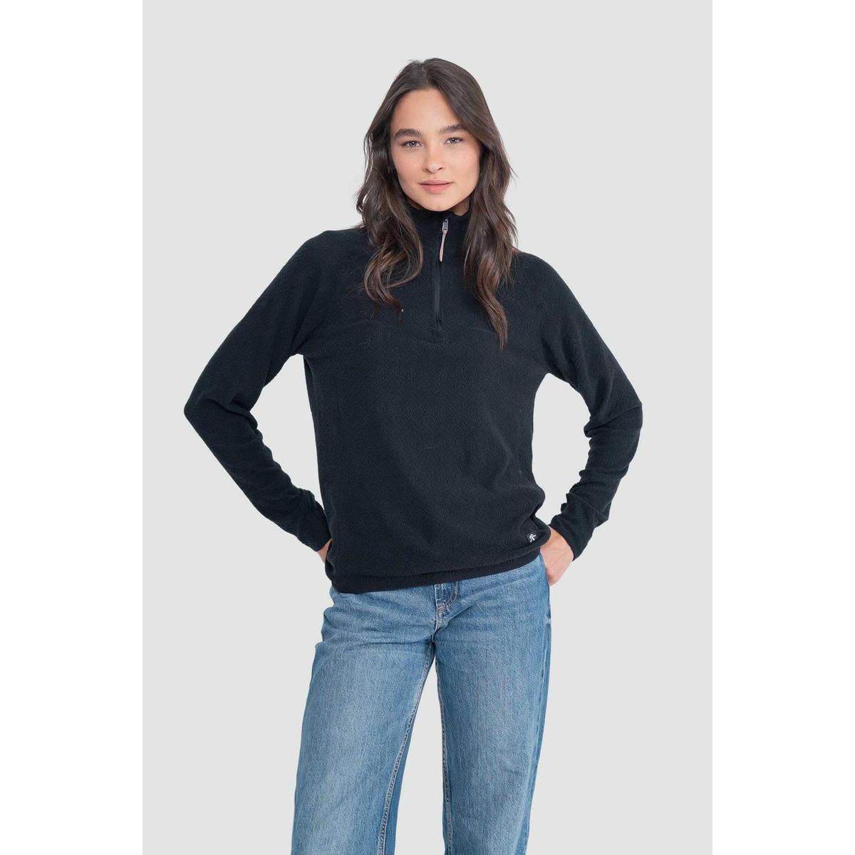 KAYA UNITE - Micropolar Cipress Mujer - Negro