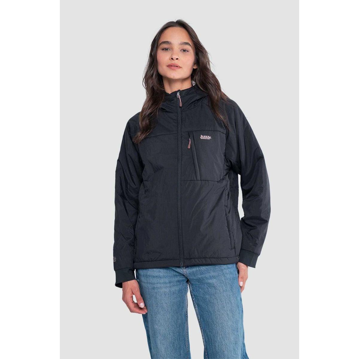 KAYA UNITE - Chaqueta Mujer FELLEX® Ultraliviana Aysen - Negra