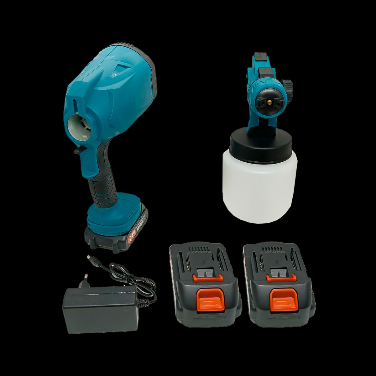 GENERICO - Pistola de pintura Inalámbrica 2 Baterías