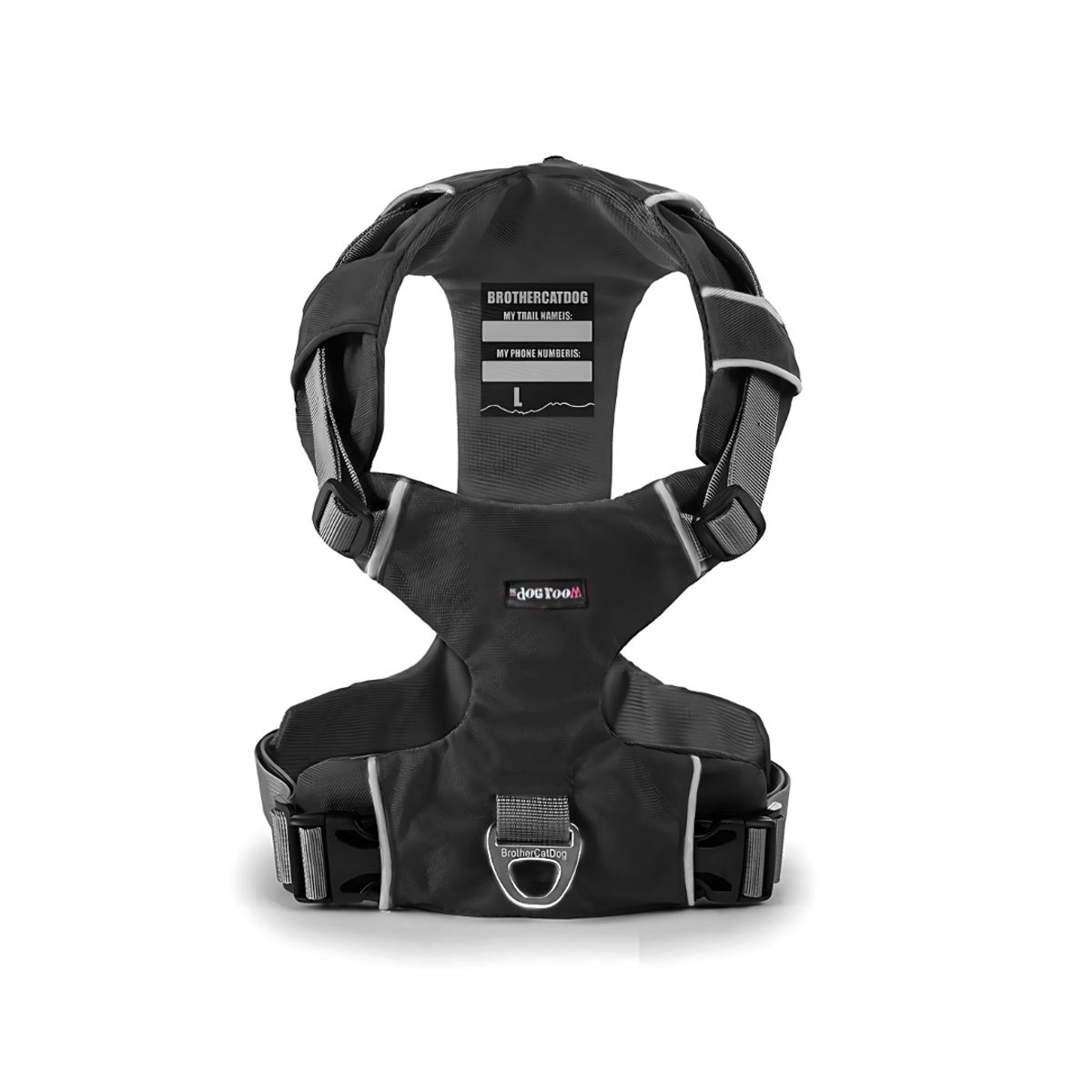 GENERICO - Arnés Anti-Tirones Acolchado Perros - Negro XL