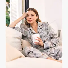 LOUNGE - Pijama Mujer Dreamy Selva Tigres