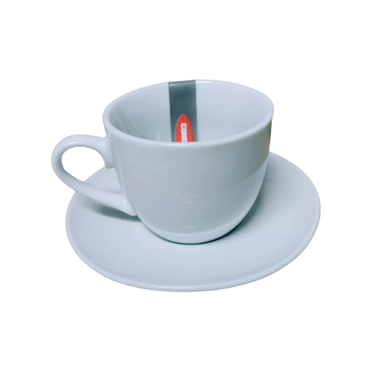 IMPORTCLICK - Set 6 Tazas Café Express Loza 85 ML Blanco - Blanco