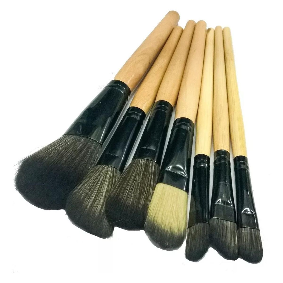 IMPORTCLICK - Set 32 Pinceles Brochas Maquillaje Profesional Hipoalergénico Bolso Organizador - Negro