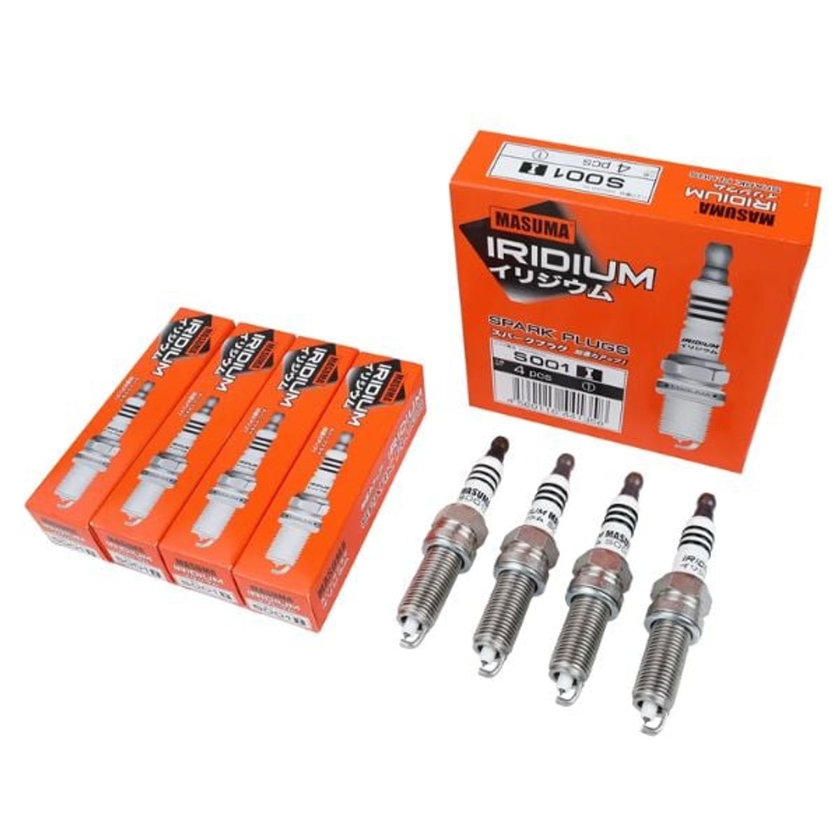 GENERICO - Kit De Bujías Masuma S100i Iridium Yaris Sport 4x2 99-17