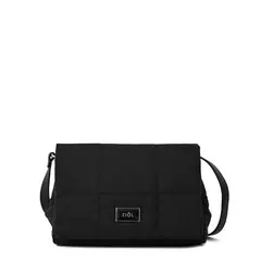 ZIOL - Cartera bandolera con tapa mediana tanya negro