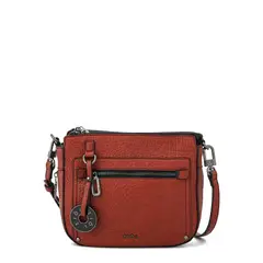 ZIOL - Cartera bandolera mediana dolly rojo oscuro