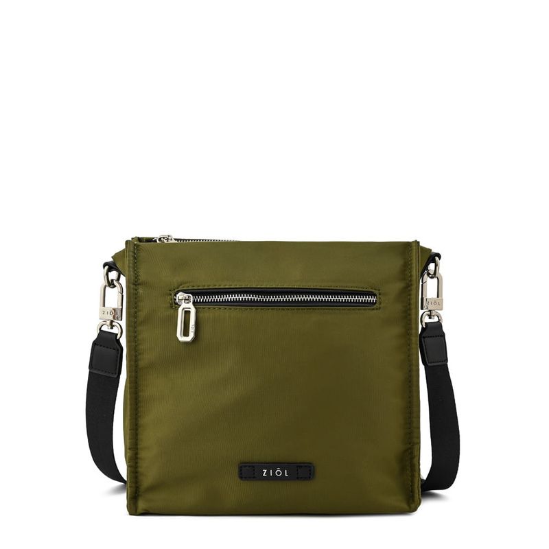 ZIOL - Cartera bandolera pequeña katyna verde oliva