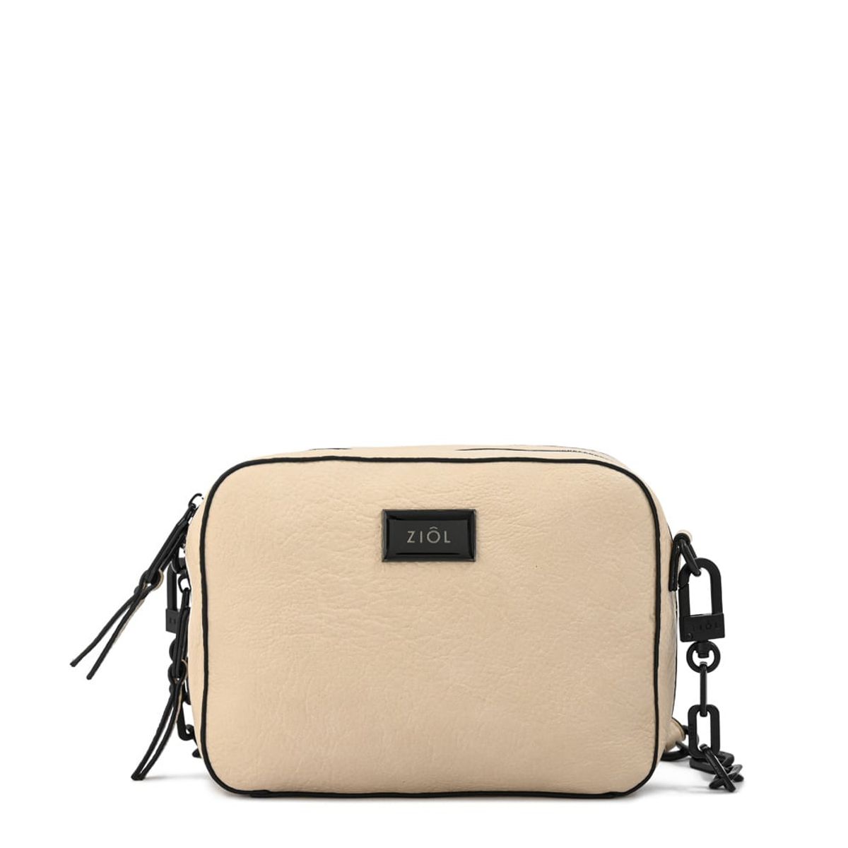 ZIOL - Cartera bandolera nicki pequeña blanco crudo