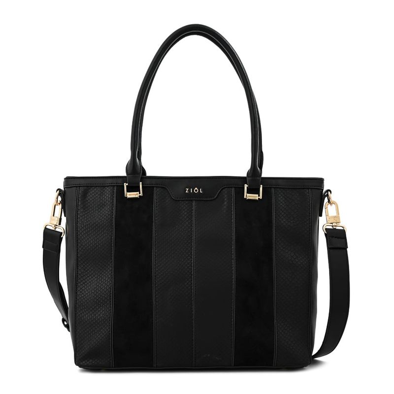 ZIOL - Cartera dos asas porta notebook grande bony negro