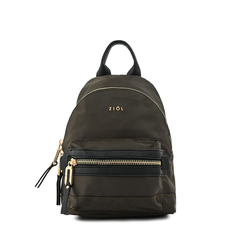 ZIOL - Mochila pequeña clau verde oliva