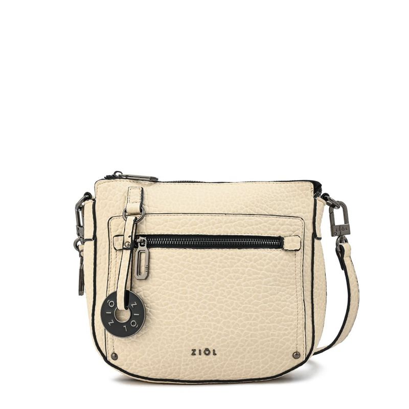 ZIOL - Cartera bandolera mediana dolly blanco