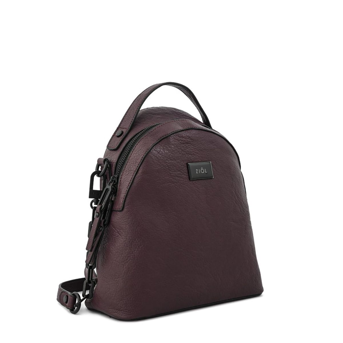 ZIOL - Mochila nicki mediana café oscuro