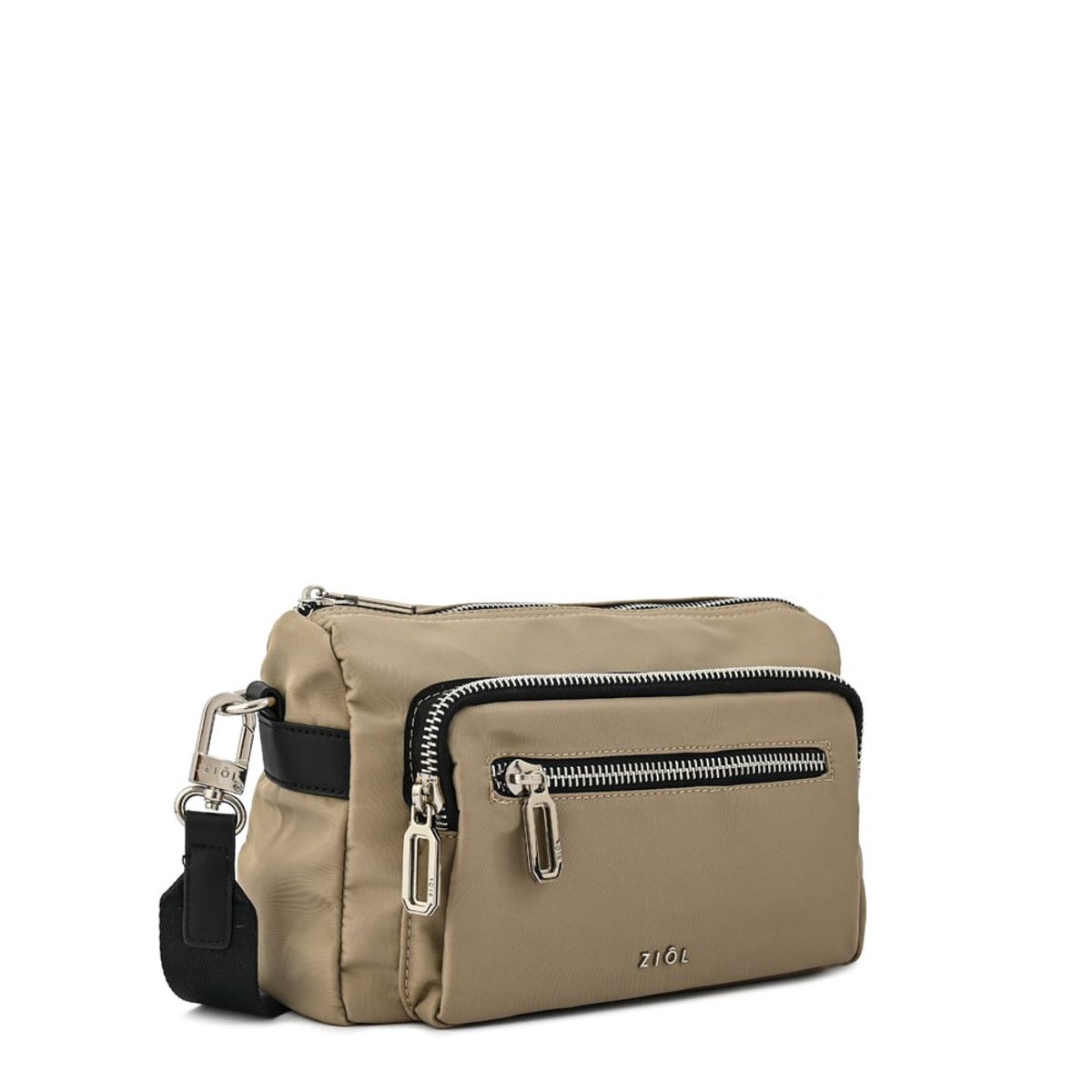 ZIOL - Cartera bandolera ruby mediana taupe