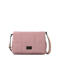 ZIOL - Cartera bandolera con tapa mediana tanya rosa viejo