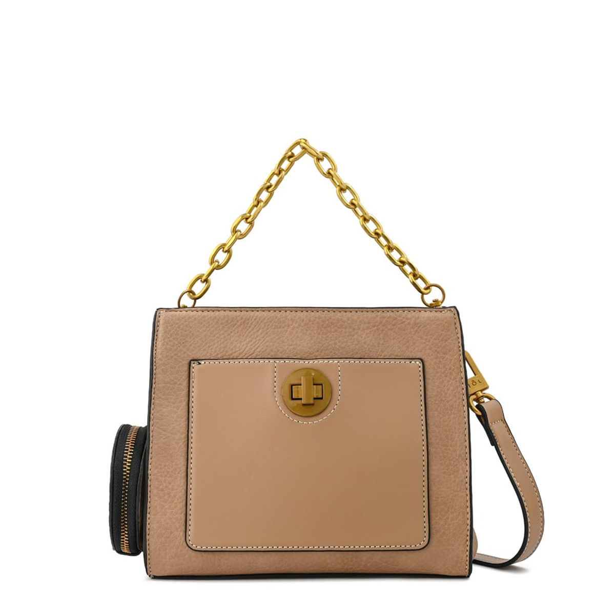 ZIOL - Cartera bandolera nina pequeña beige