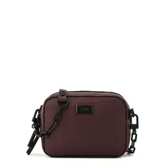 ZIOL - Cartera bandolera pequeña nicki café oscuro
