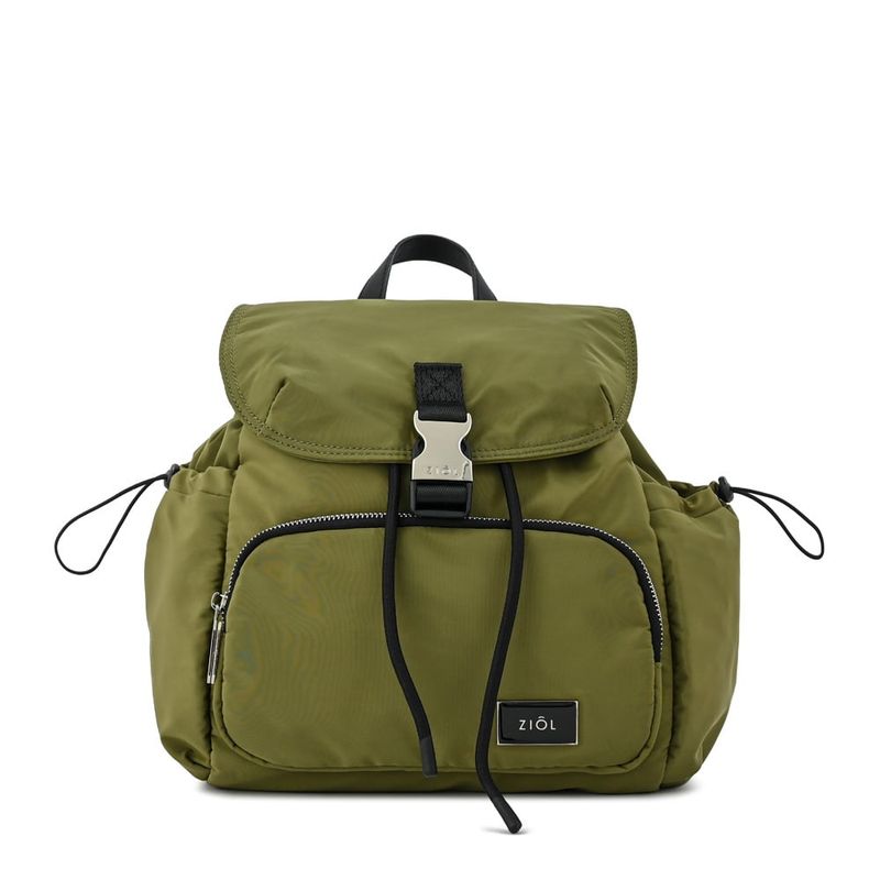 ZIOL - Mochila mediana luna verde oliva